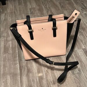 Kate Spade Blush and Black Crossbody Bag